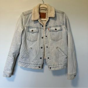 Levi’s denim Sherpa jacket